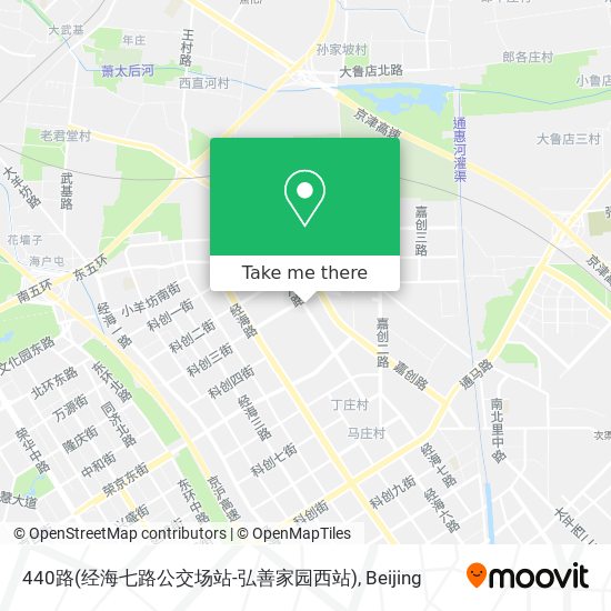 440路(经海七路公交场站-弘善家园西站) map
