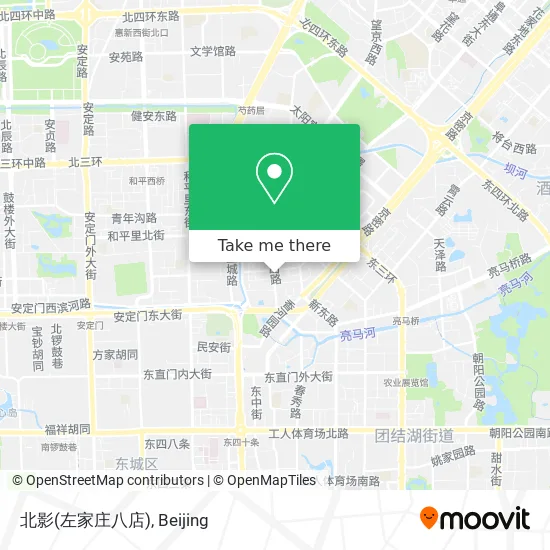 北影(左家庄八店) map