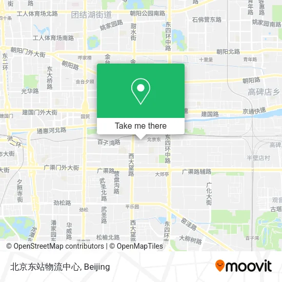 北京东站物流中心 map