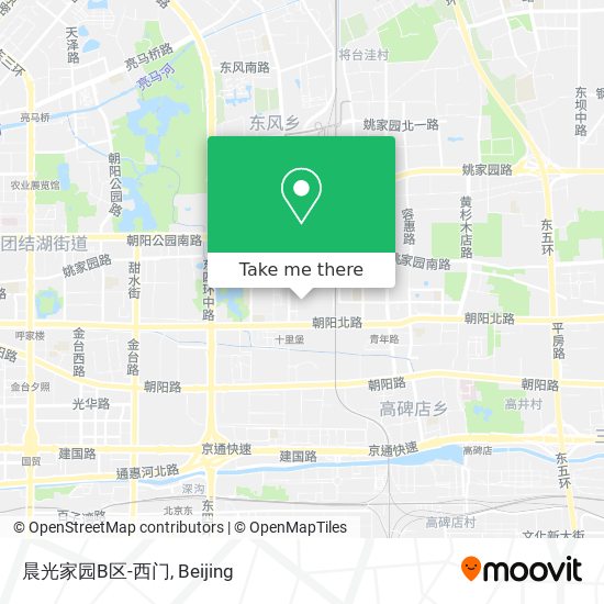 晨光家园B区-西门 map
