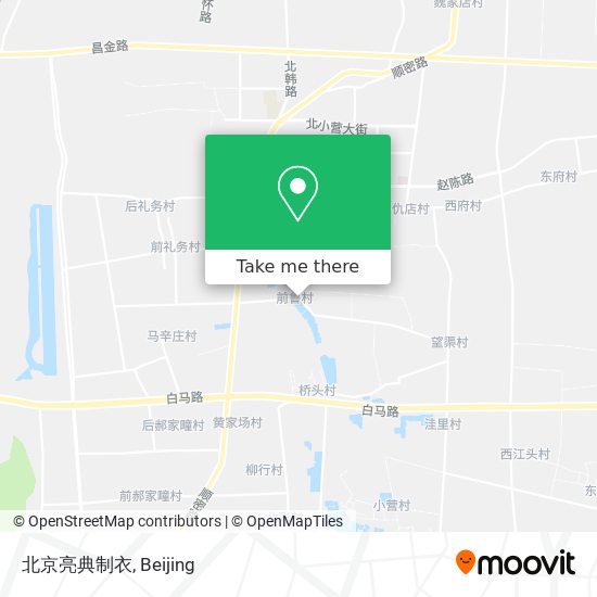 北京亮典制衣 map
