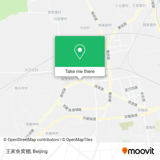 王家鱼窝棚 map