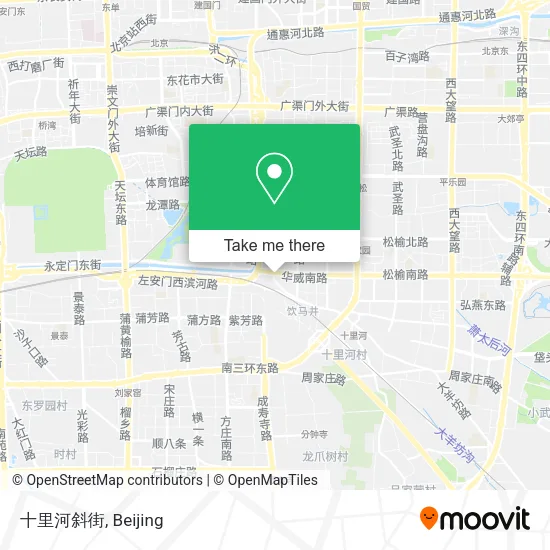 十里河斜街 map