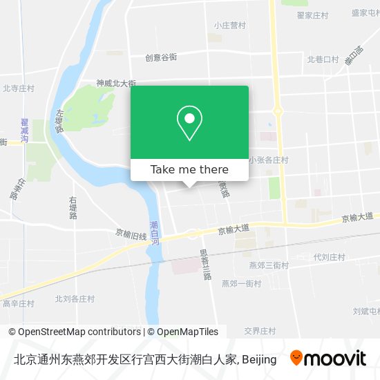 北京通州东燕郊开发区行宫西大街潮白人家 map