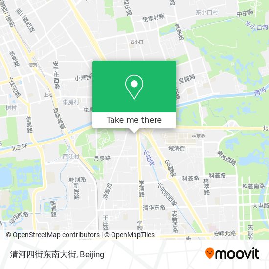清河四街东南大街 map