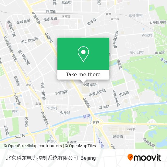 北京科东电力控制系统有限公司 map