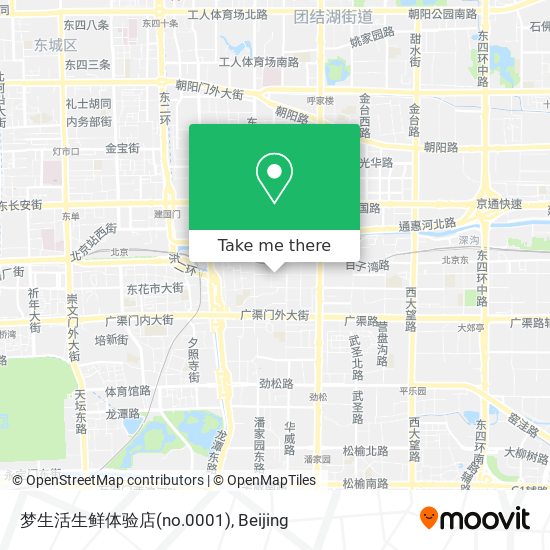 梦生活生鲜体验店(no.0001) map