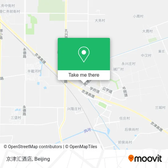 京津汇酒店 map