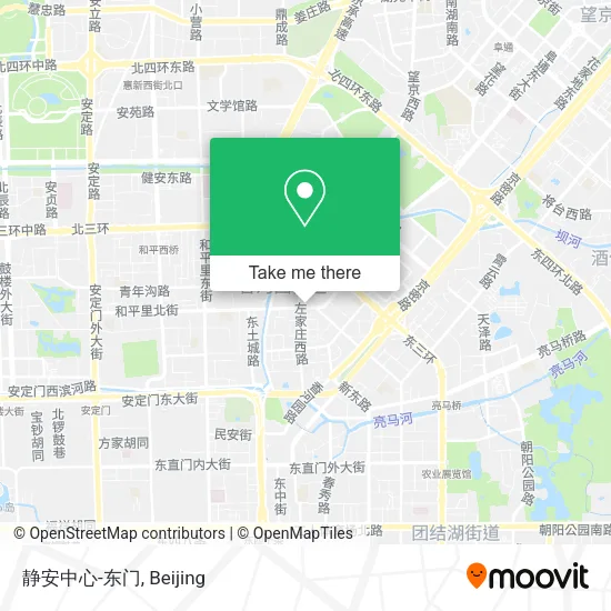 静安中心-东门 map
