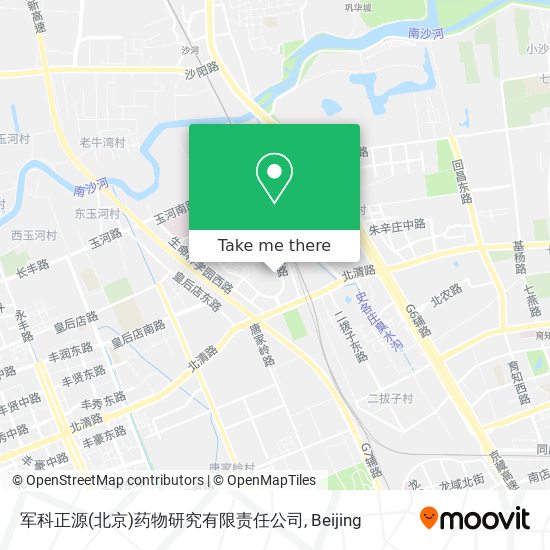 军科正源(北京)药物研究有限责任公司 map