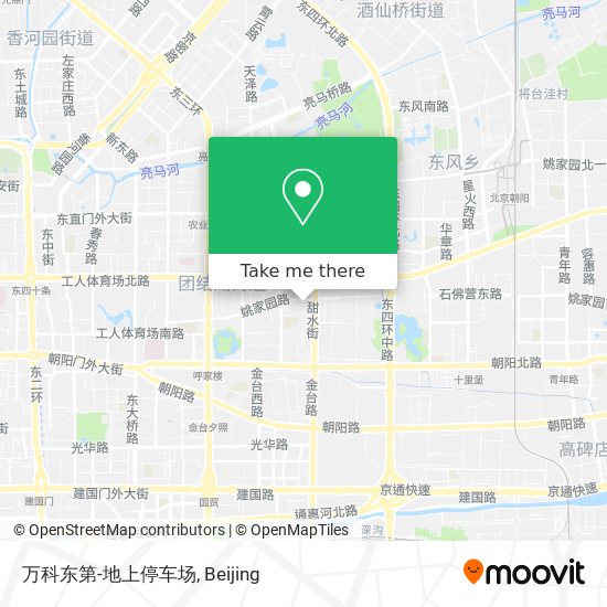 万科东第-地上停车场 map