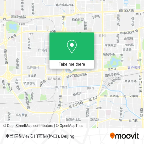 南菜园街/右安门西街(路口) map
