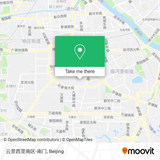 云景西里南区-南门 map