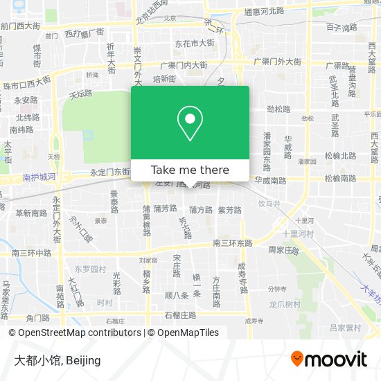 大都小馆 map