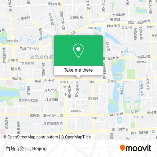白塔寺路口 map