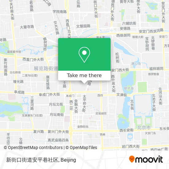 新街口街道安平巷社区 map