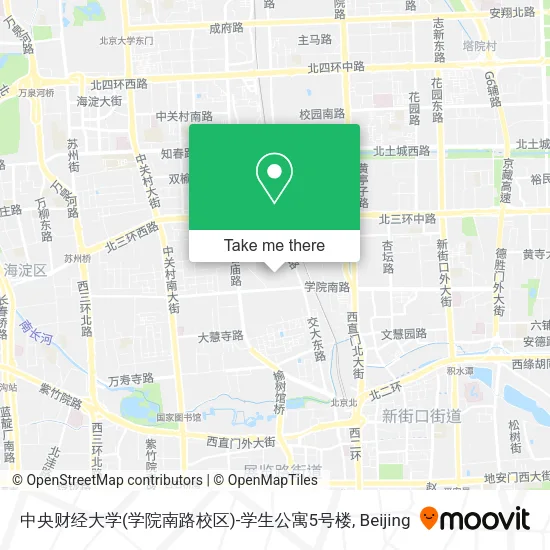 中央财经大学(学院南路校区)-学生公寓5号楼 map