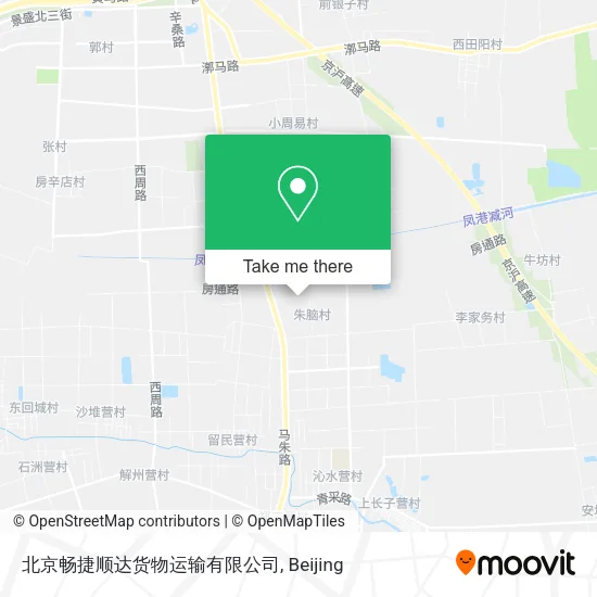 北京畅捷顺达货物运输有限公司 map