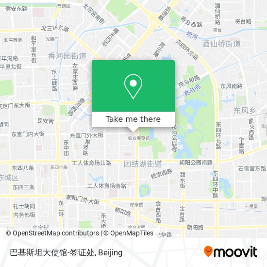 巴基斯坦大使馆-签证处 map