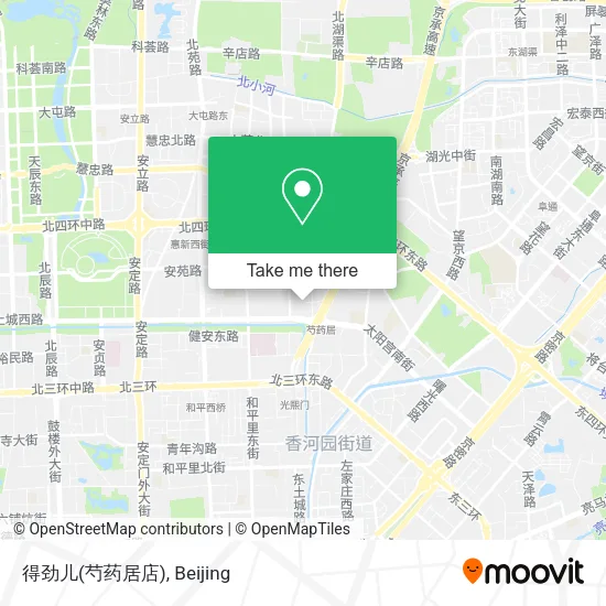 得劲儿(芍药居店) map