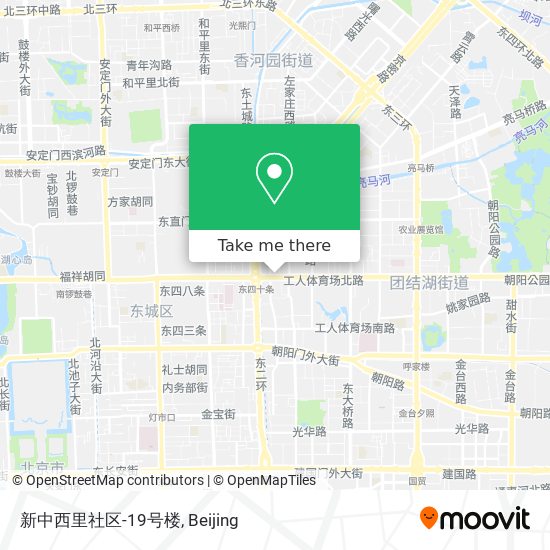 新中西里社区-19号楼 map