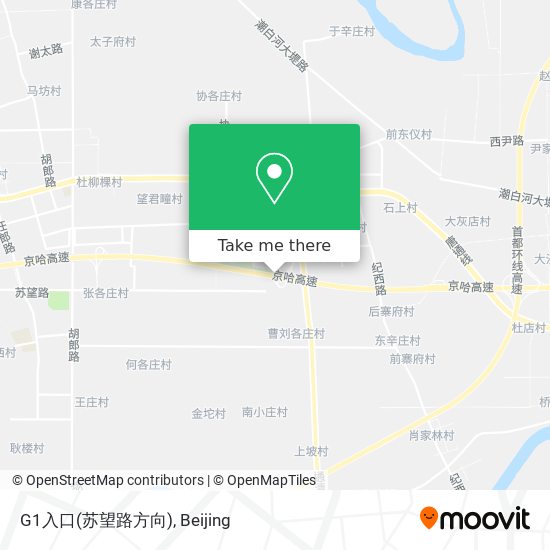 G1入口(苏望路方向) map