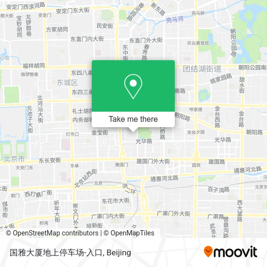 国雅大厦地上停车场-入口 map