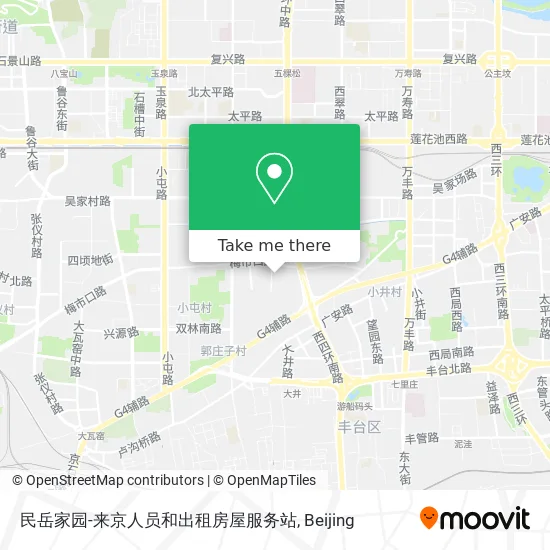 民岳家园-来京人员和出租房屋服务站 map