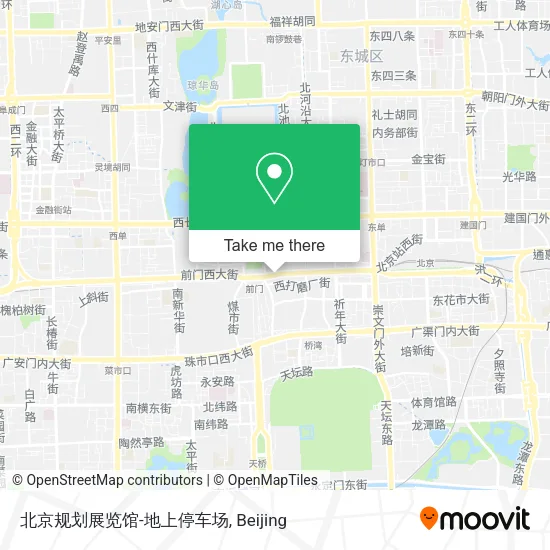 北京规划展览馆-地上停车场 map