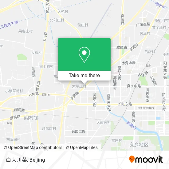 白大川菜 map