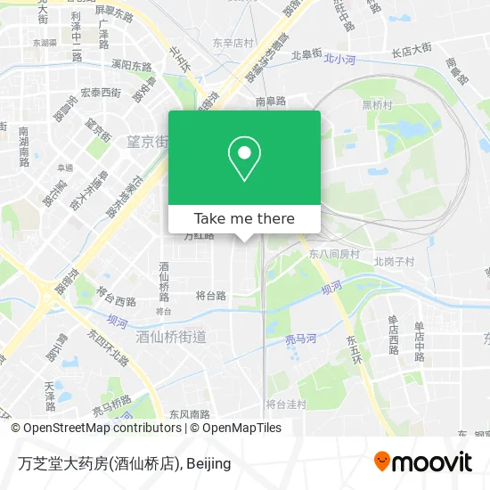 万芝堂大药房(酒仙桥店) map