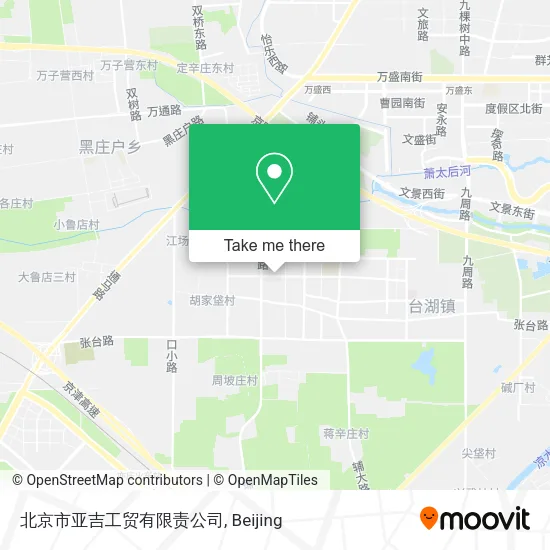 北京市亚吉工贸有限责公司 map