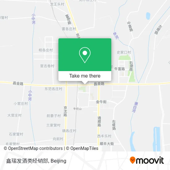 鑫瑞发酒类经销部 map