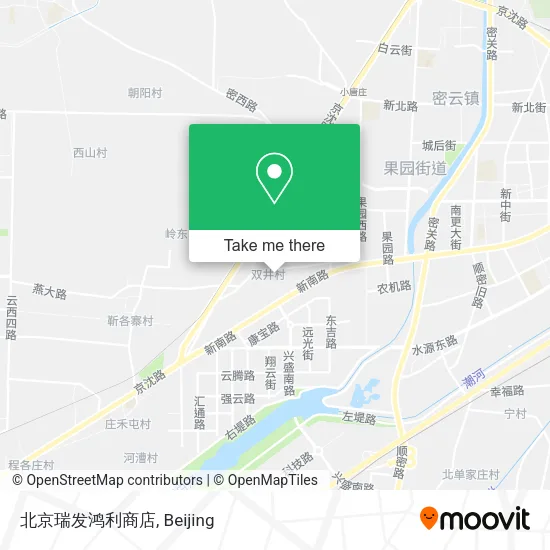 北京瑞发鸿利商店 map