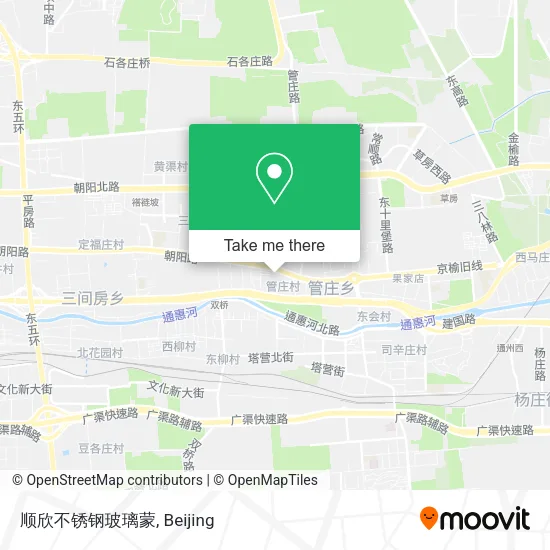 顺欣不锈钢玻璃蒙 map