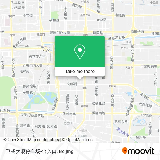 垂杨大厦停车场-出入口 map