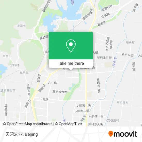 天昭宏业 map
