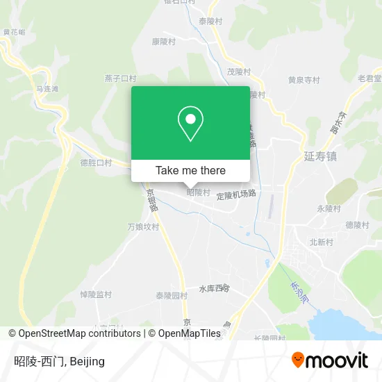昭陵-西门 map