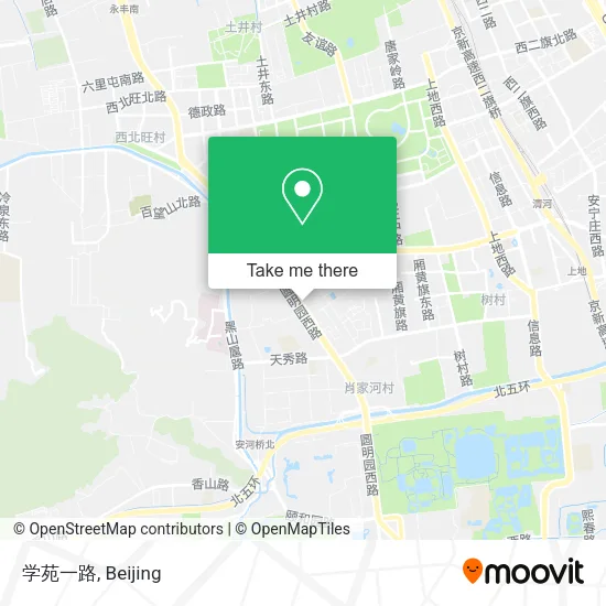 学苑一路 map