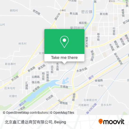 北京鑫汇通达商贸有限公司 map