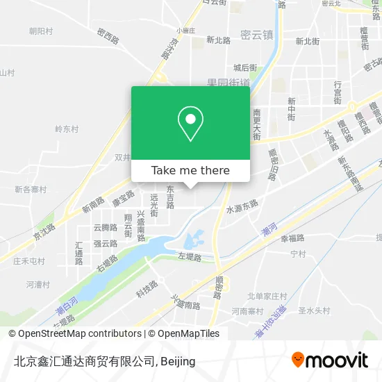 北京鑫汇通达商贸有限公司 map