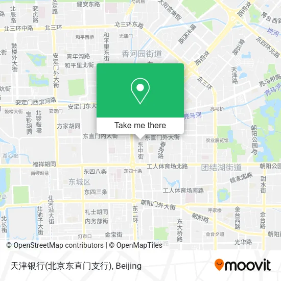 天津银行(北京东直门支行) map