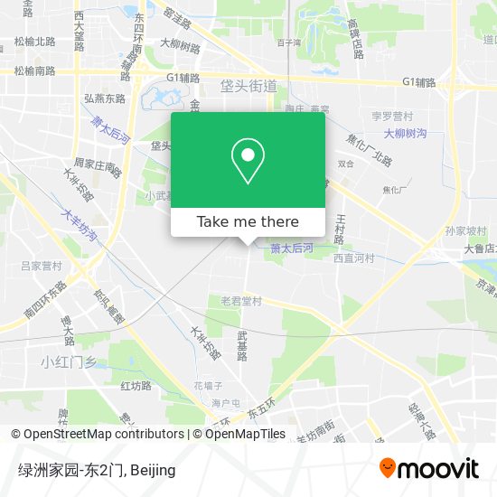 绿洲家园-东2门 map