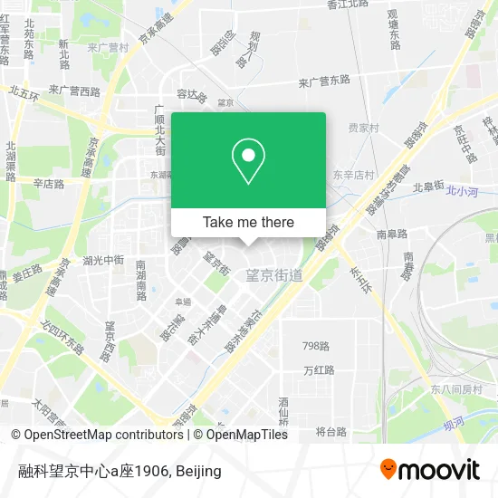融科望京中心a座1906 map