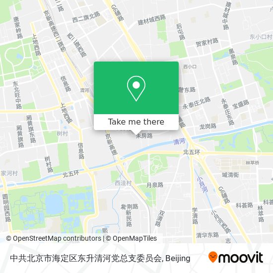 中共北京市海定区东升清河党总支委员会 map