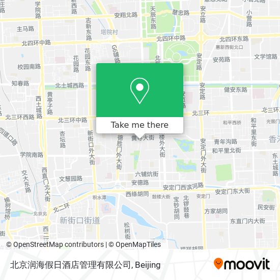北京润海假日酒店管理有限公司 map