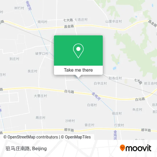驻马庄南路 map