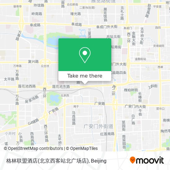 格林联盟酒店(北京西客站北广场店) map