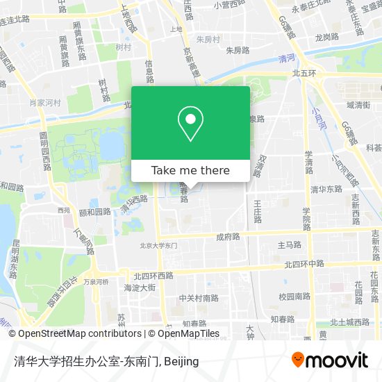 清华大学招生办公室-东南门 map
