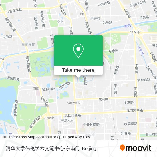 清华大学伟伦学术交流中心-东南门 map
